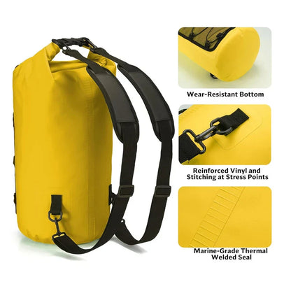Waterproof Outdoor Dry Bag 10/20/30L with Shoulder Strap