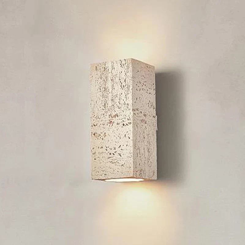 Rustic Concrete Wall Light Fixture