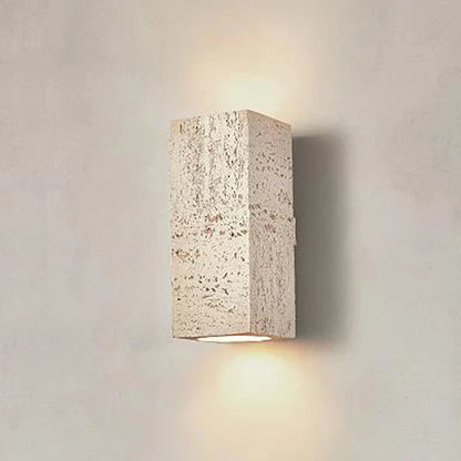 Rustic Concrete Wall Light Fixture
