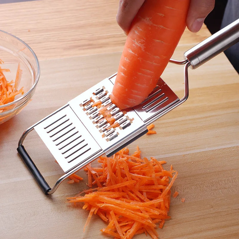 Easy Grip Stainless Steel 3-in-1 Veg Chopper Grater