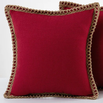 Vibrant Patterned Pillow in Classic Design