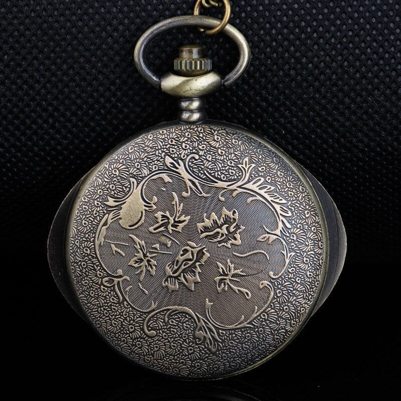 Vintage Antique Steampunk Pocket Watch Necklace