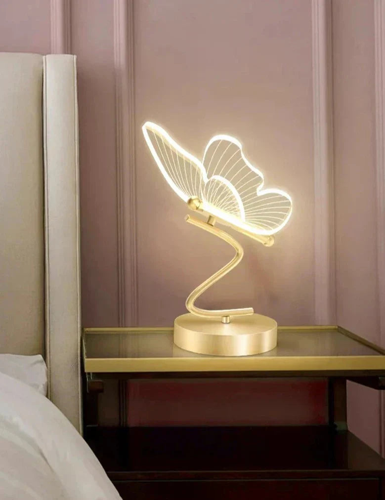 Delicate Winged Desk Lamp