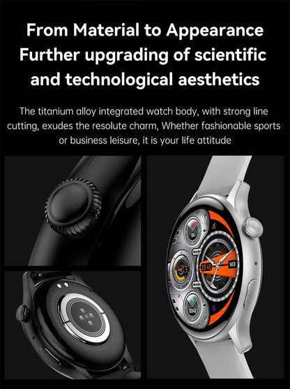 Luxury Gold Ladies Smartwatch with Fitness Tracker