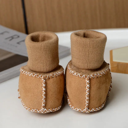 Cozy Infant Booties with Soft Fleece Lining