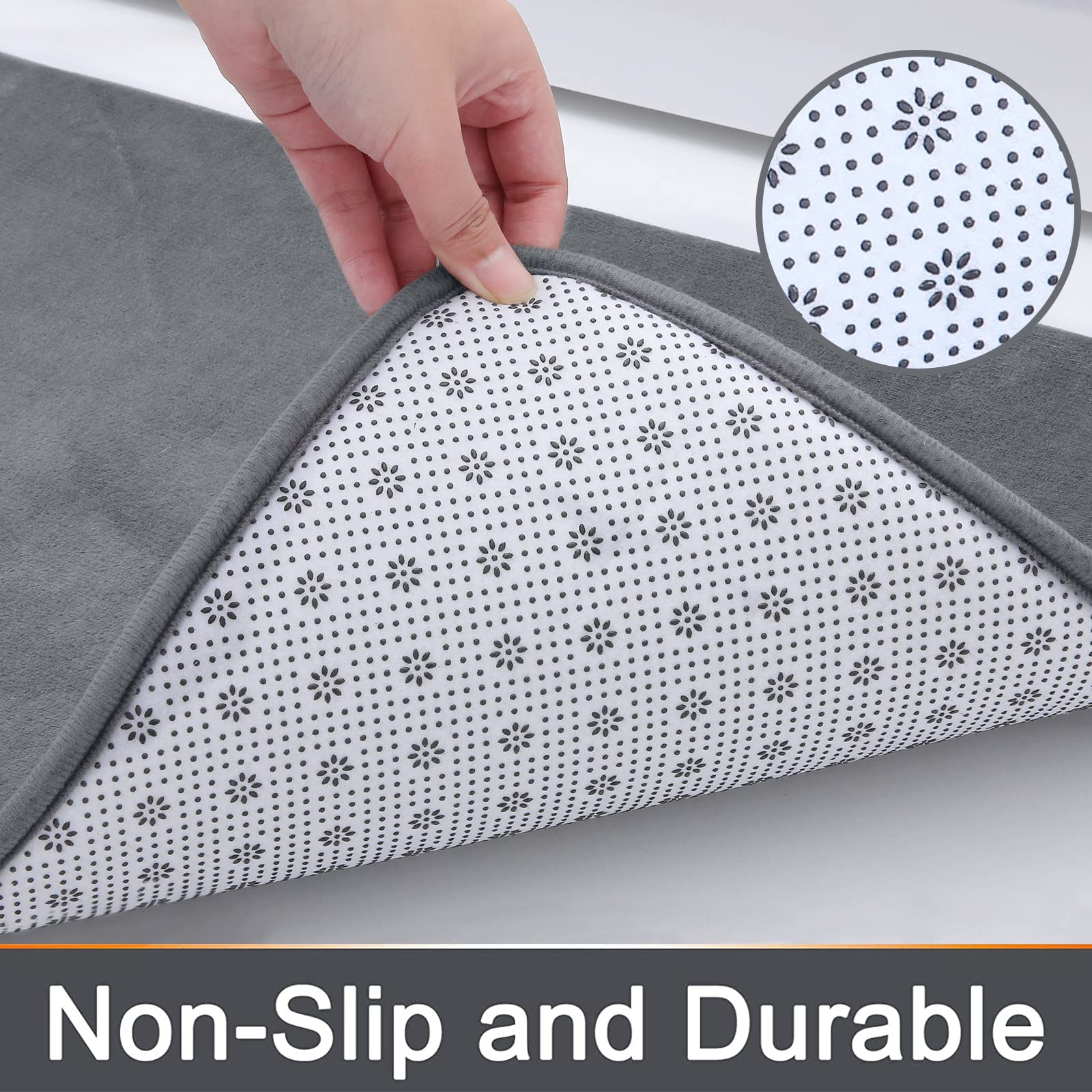 Soft Non Slip Memory Foam Bathroom Mat - Fesara