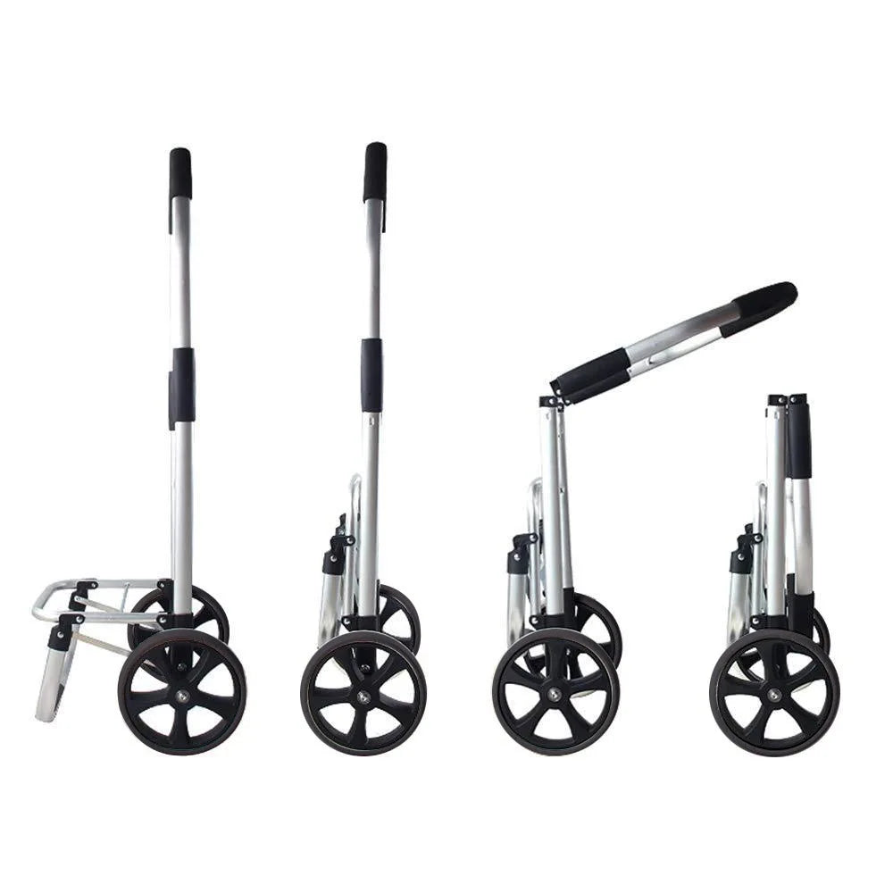 Collapsible Lightweight Aluminum Grocery Cart