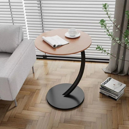 Sturdy Round End Table for Home and Office - Fesara