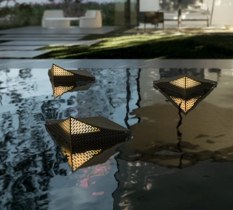 Modern Outdoor Solar Wall Lamp
