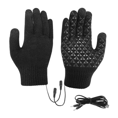 Warm Waterproof Cycling Gloves with USB Charging