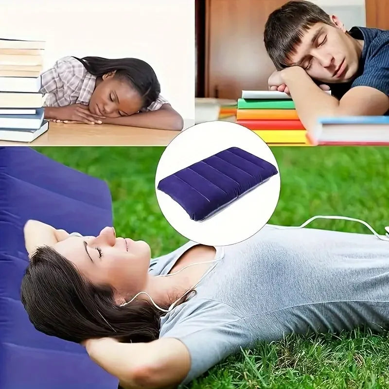 Portable Compact Inflatable Travel Neck Pillow