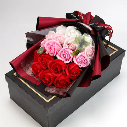 Lovely Rose Petal Soap Gift Set for Her