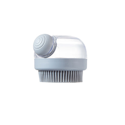 Easy Clean Hair Brush Massager Shampoo Dispenser
