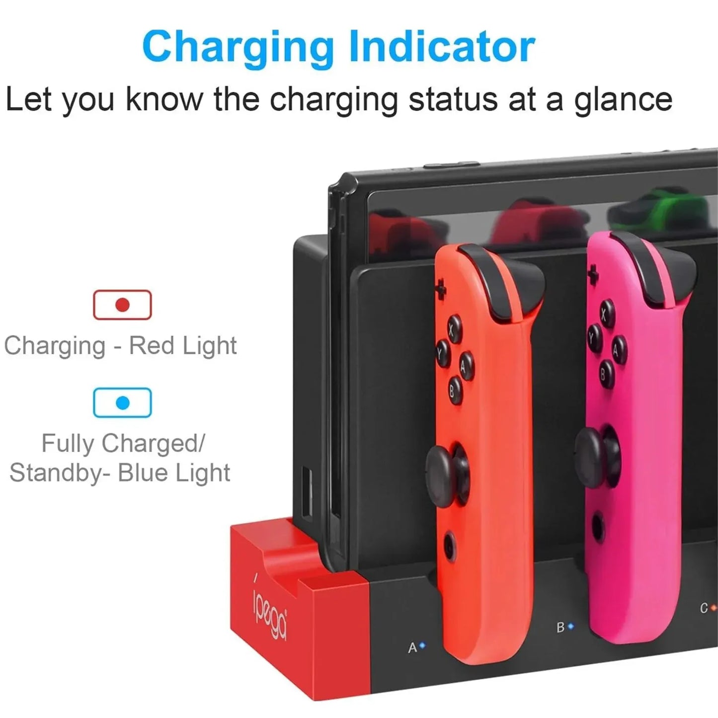Fast Nintendo Switch Controller Charger Dock
