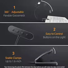 Portable LED Desk Lamp with USB Charging