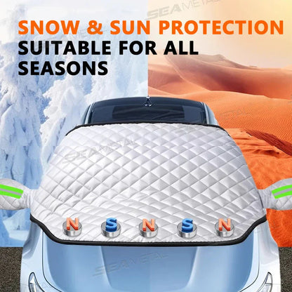 Winter Car Windshield Snow Cover with Magnets