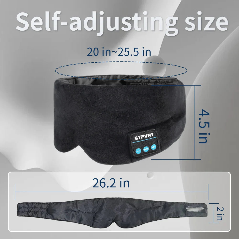 Sleep Mask With Wireless Headphones