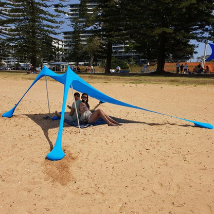 Large Family Beach Sun Shelter with UPF 50+ Protection