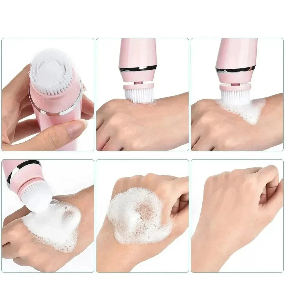Advanced 4-in-1 Facial Cleansing Brush