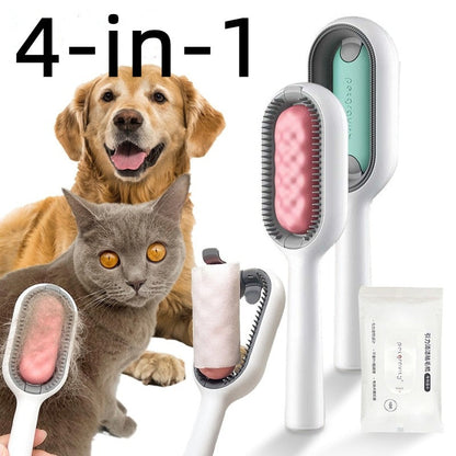 Gentle Pet Grooming Wet Cleaning Brush