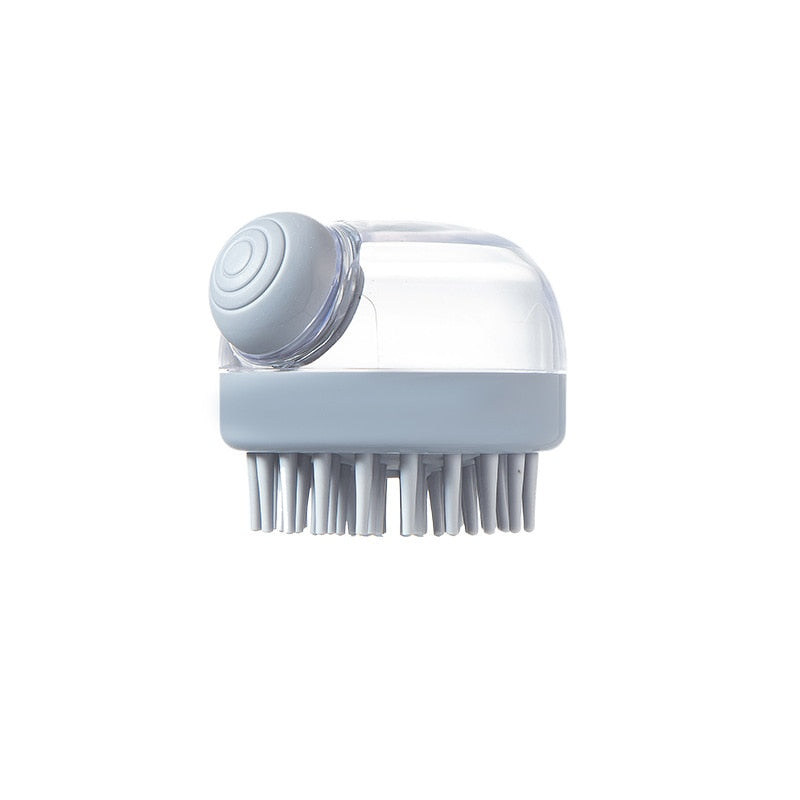 Easy Clean Hair Brush Massager Shampoo Dispenser