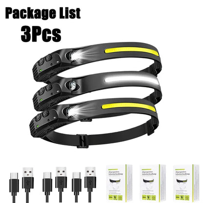 Portable LED Flashlight Headlamp