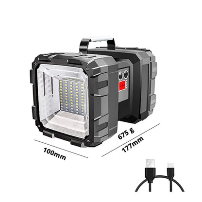 Bright Portable LED Spotlight 40W Waterproof Rechargeable