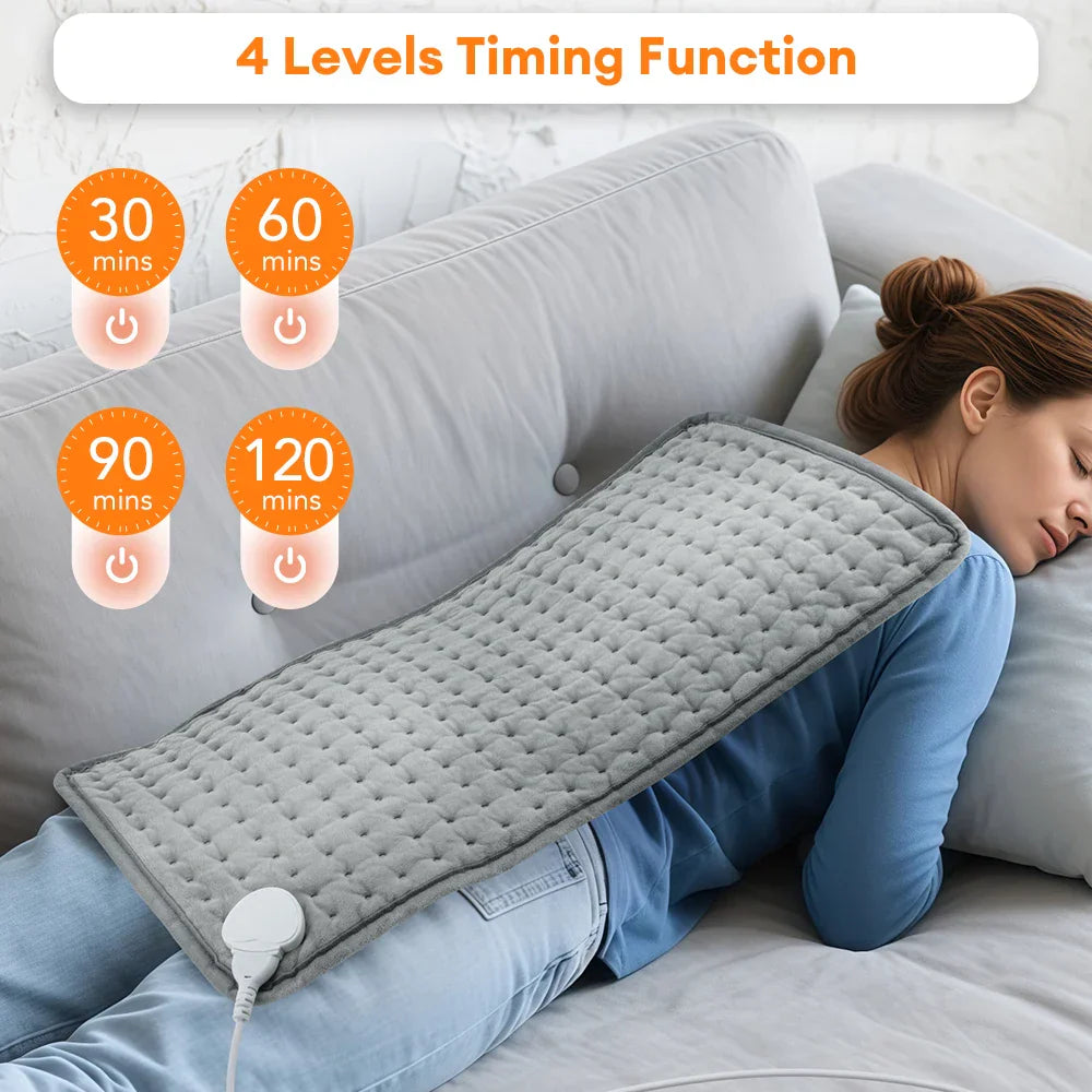 Fast Heat Electric Heating Pad for Back and Legs - Fesara