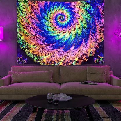 Vibrant Glow Wall Hanging Tapestry