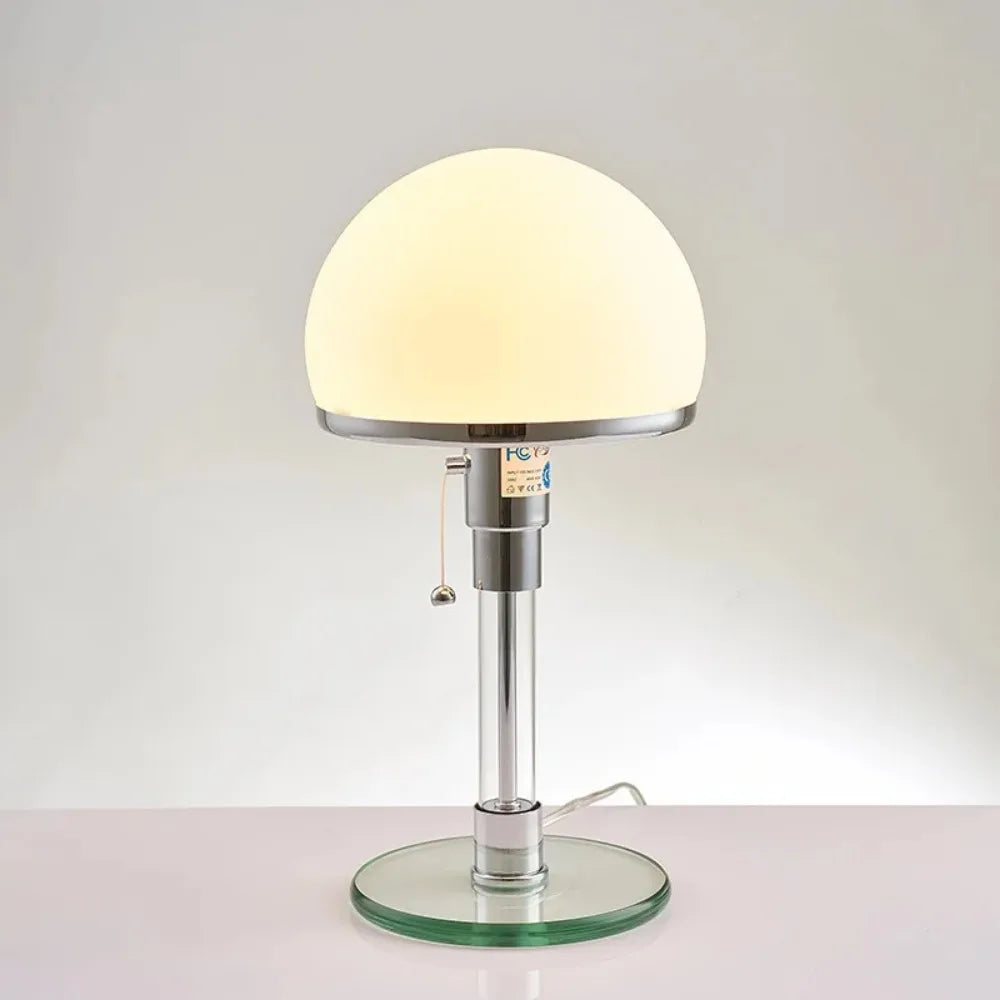 Sleek Simple Glass LED Desk Lamp for Home
