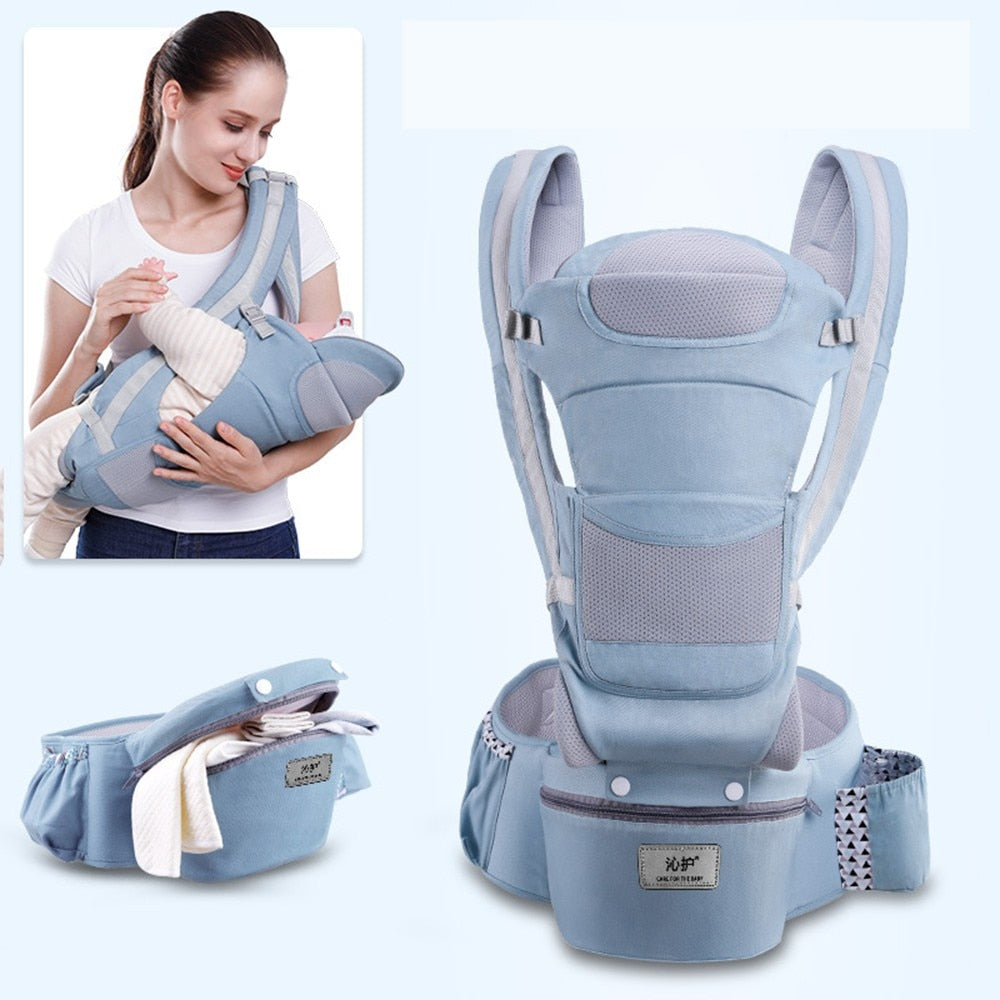 Comfortable Baby Sling with Pocket – Cotton Infant Carrier