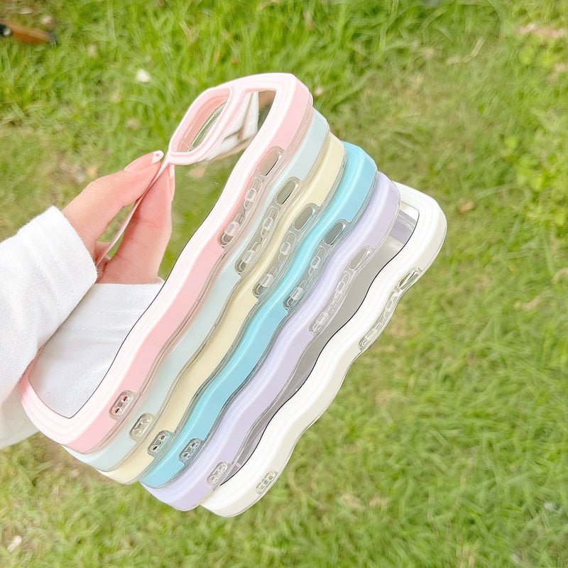 Stylish Wave Design Phone Case Mirror