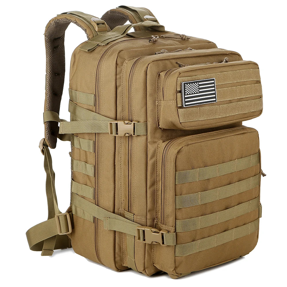 Tactical 45L Hiking Backpack - Durable & Versatile