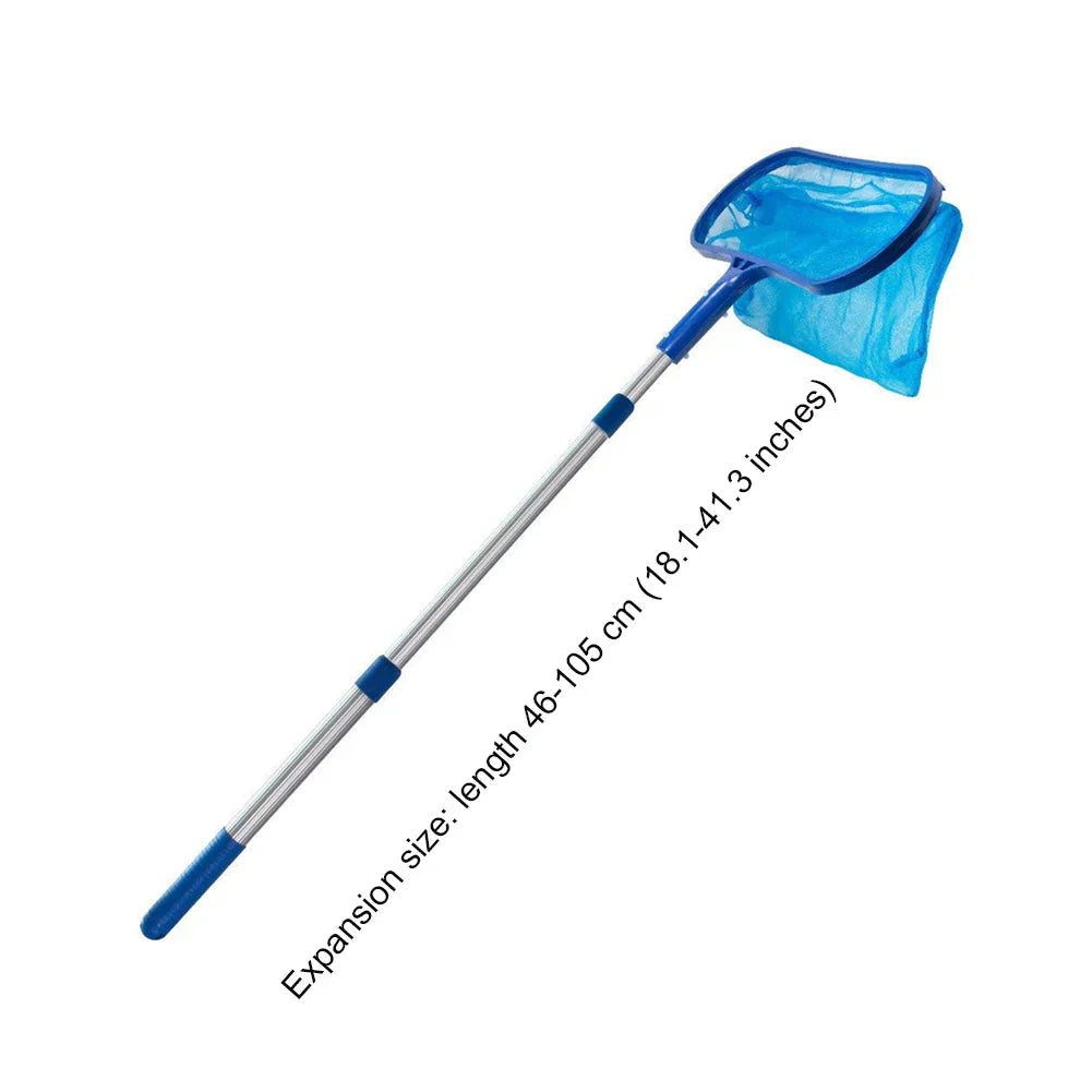Pool Skimmer with Long Handle and Fine Mesh Net