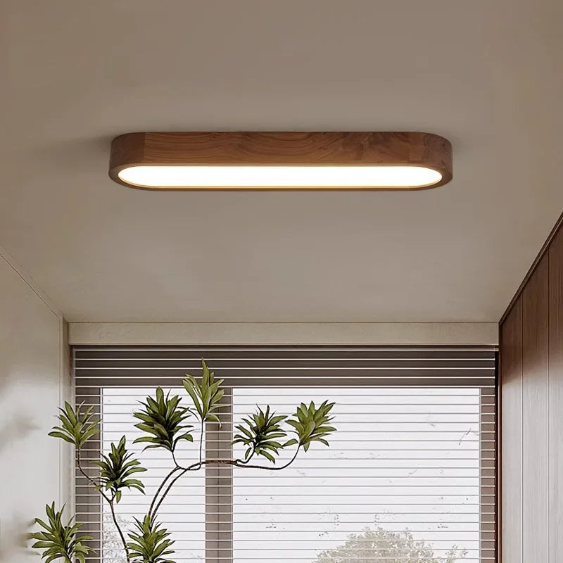 Eco-Friendly Wood LED Ceiling Light