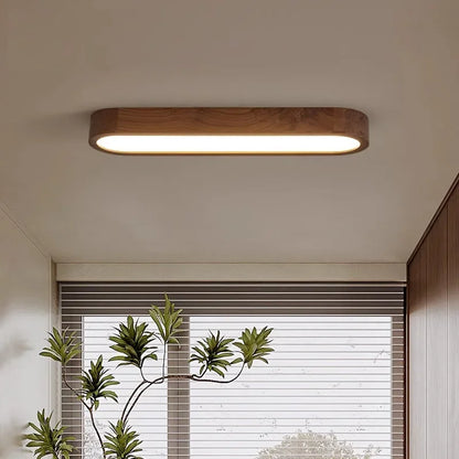Eco-Friendly Wood LED Ceiling Light