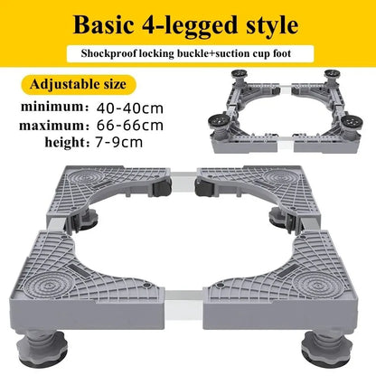 Universal Anti Vibration Roller Base for Appliances - Fesara