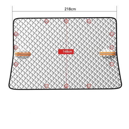 Premium Car Windshield Snow Cover & Sun Shade Protector