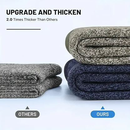 Thermal Merino Wool Hiking Socks for Men Women