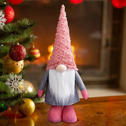 Fesara Cute Adjustable Christmas Gnome Figurines