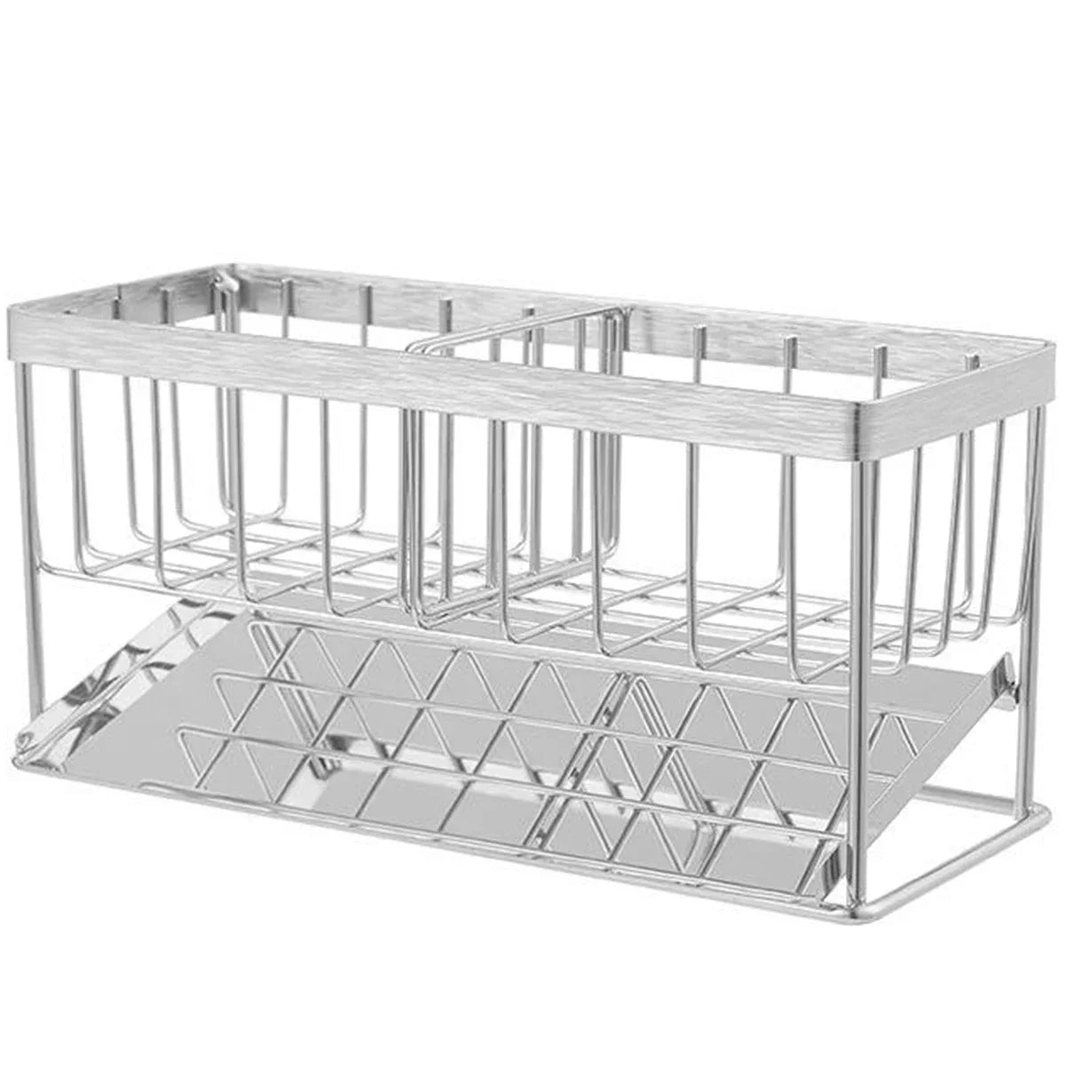 Stainless Steel Sink Caddy with Tray