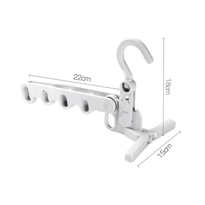 Portable Compact Folding Laundry Rack