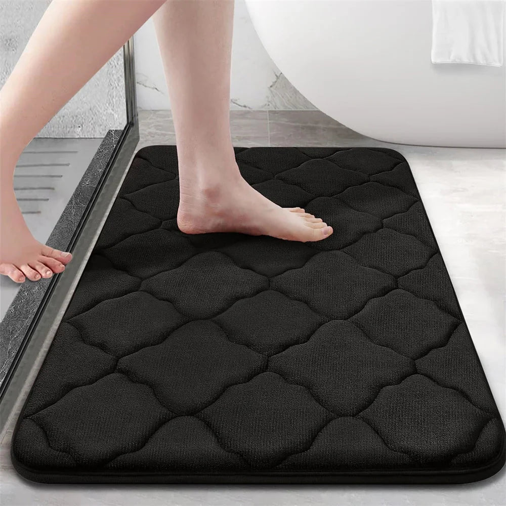 Gentle Grip Bathroom Mat for Slip Resistant Floors