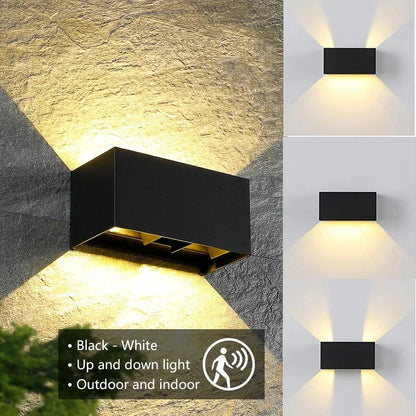 Outdoor Motion Sensor LED Wall Lamp 24W Waterproof