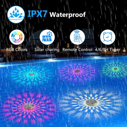 Color Changing Pool Light Floating LED Lamp Waterproof - Fesara