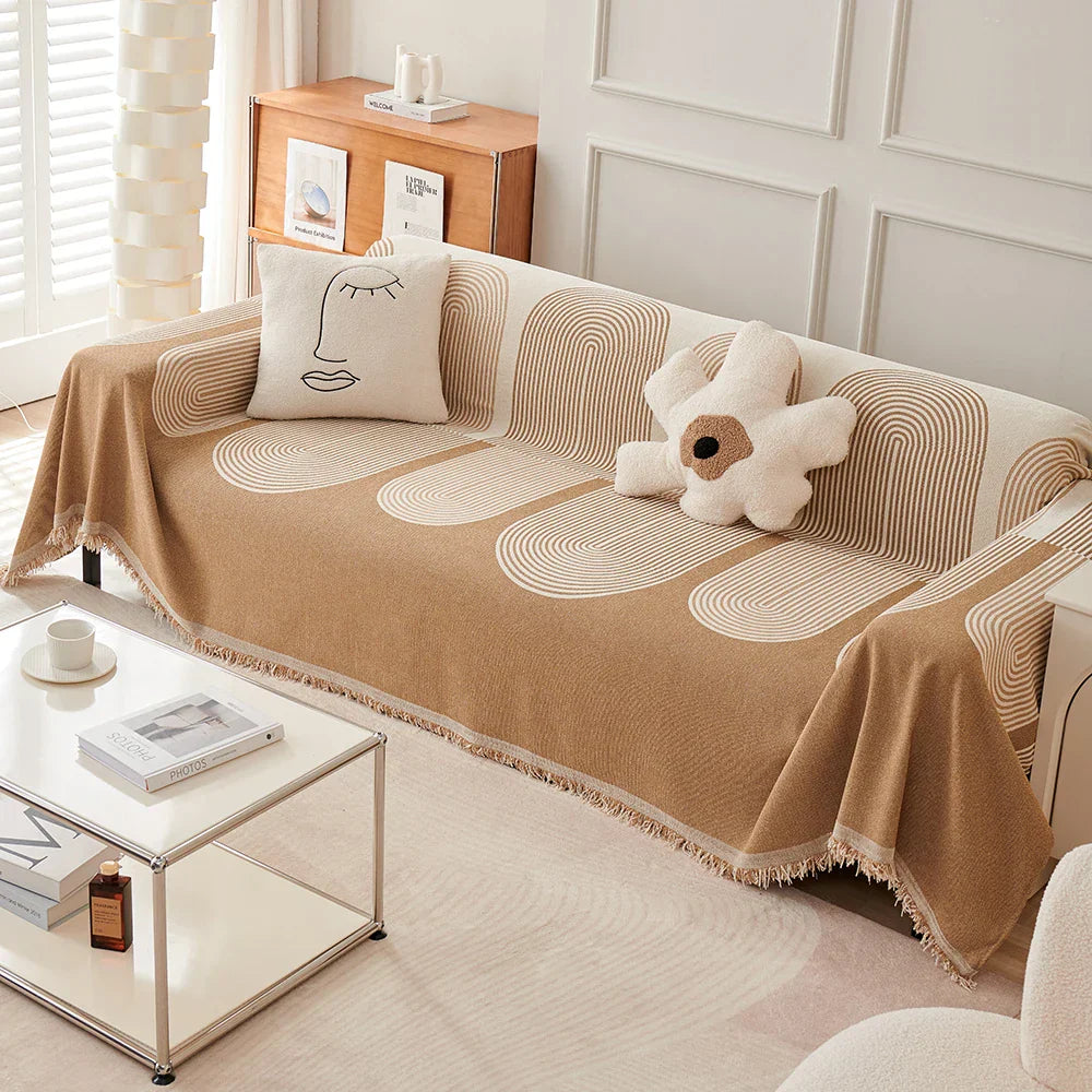 Cozy Tassel Throw Blanket & Rug - Fesara