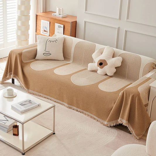 Cozy Tassel Throw Blanket & Rug - Fesara