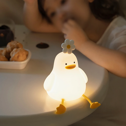 Cute Duck Shaped Bedside Lamp