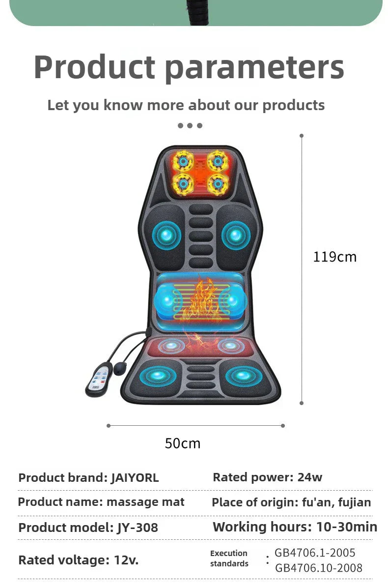 Heated Full Body Massage Chair for Relaxation & Pain Relief