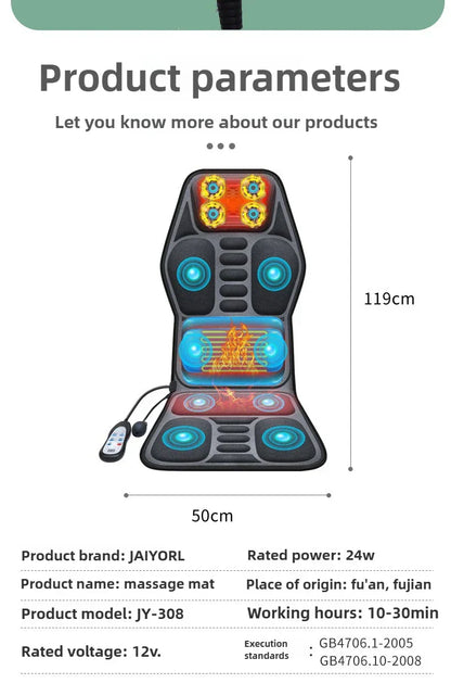 Heated Full Body Massage Chair for Relaxation & Pain Relief